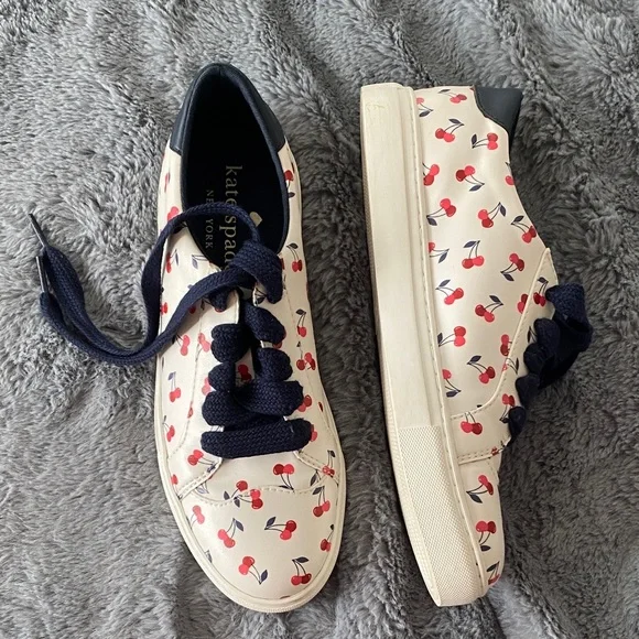 Kate Spade Sneakers with Cherry Design - Picture 1 of 9